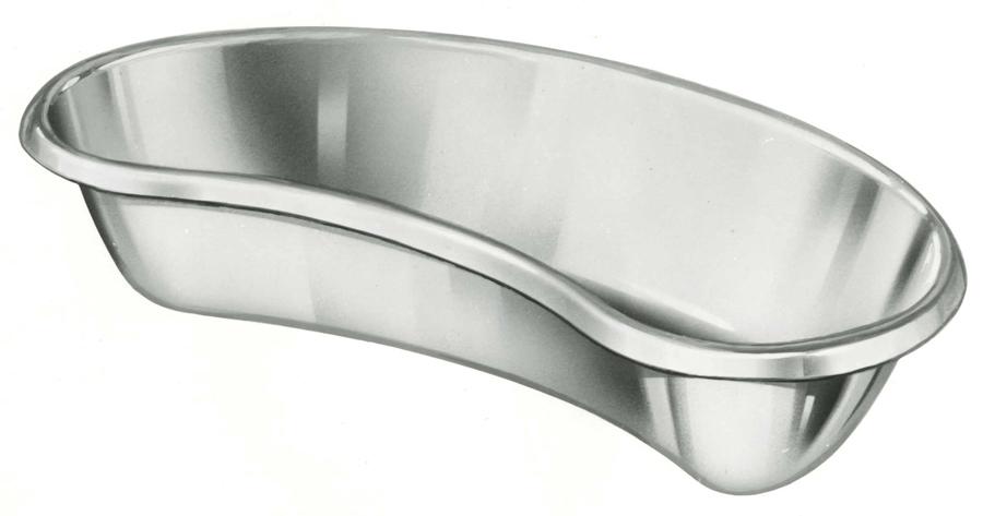 Basin: Stainless Steel Emesis Basins-Kidney Basin-50OZ