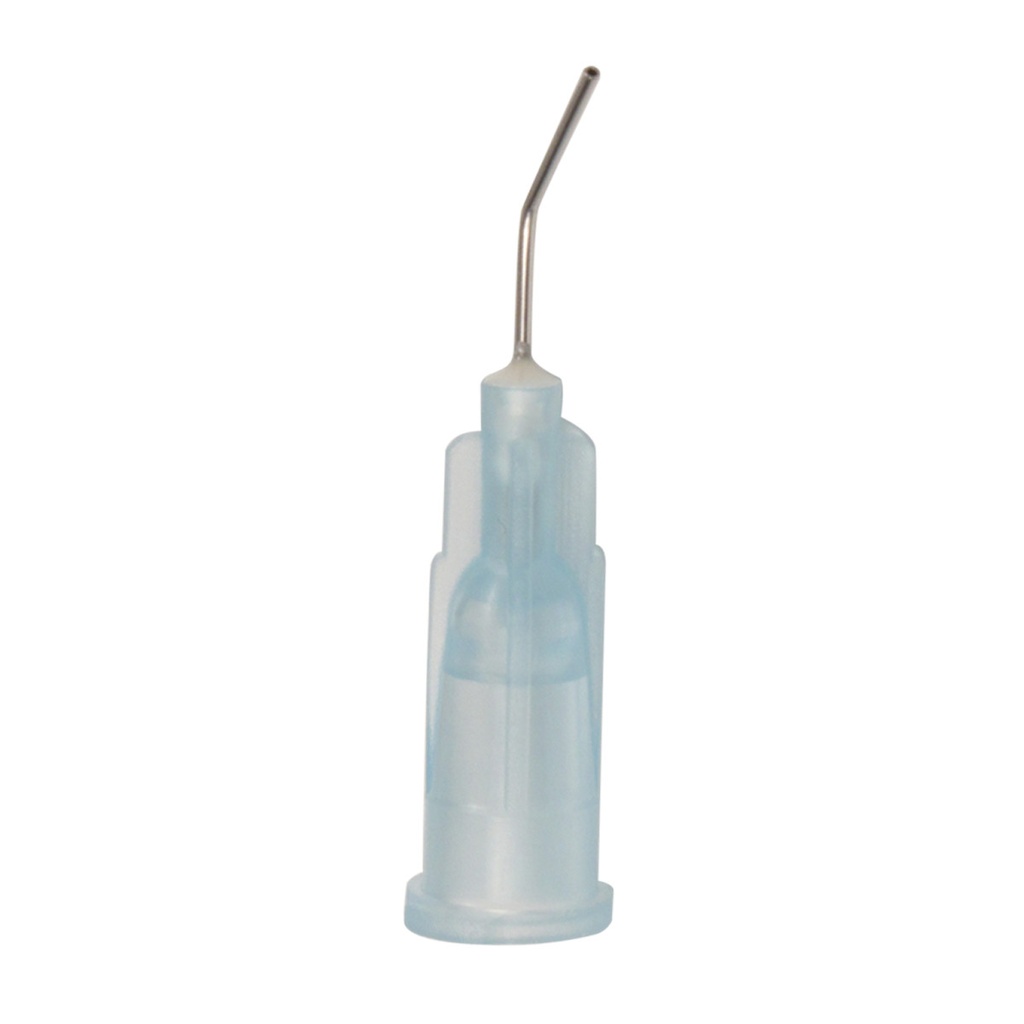Pre Bent Flow Tips 25G - Etch Tips (Blue), Bag of 100