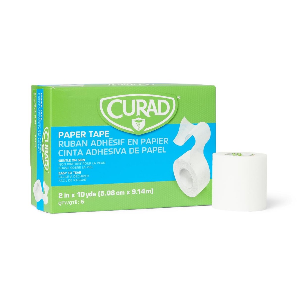 Tape (Paper): Curad Paper Medical Adhesive Tape, 2" x 10 yd.