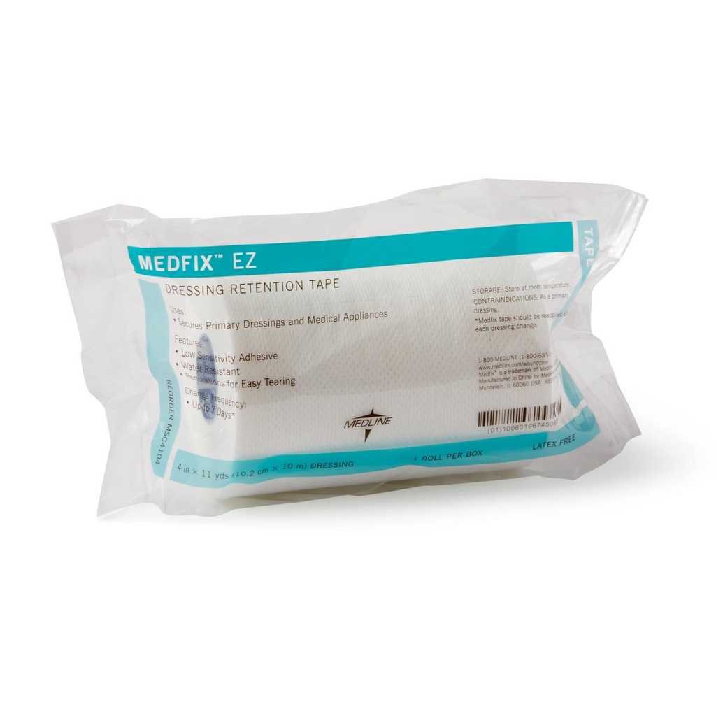 Tape (Wound): MedFix EZ Wound Tapes; 4"