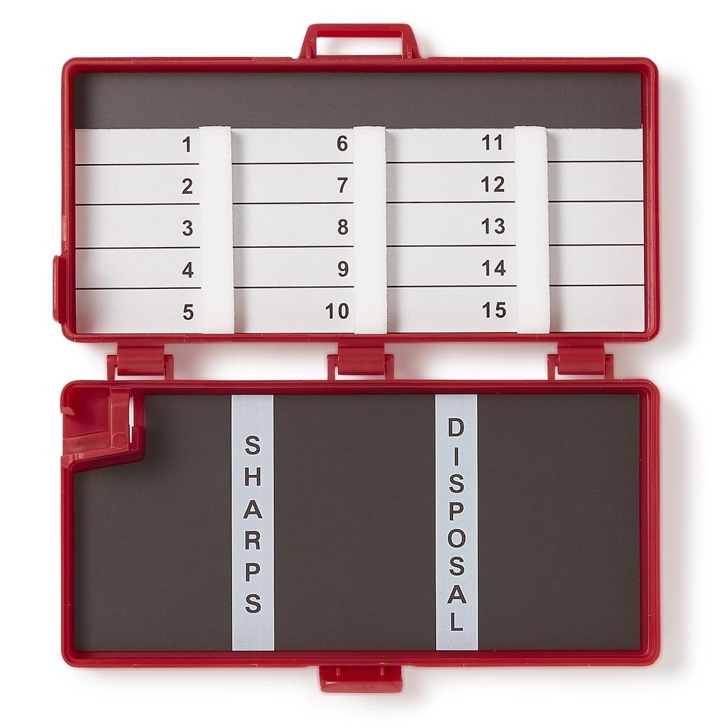 Foam Strip Needle Counters with Magnet and Blade Remover, 25-Count