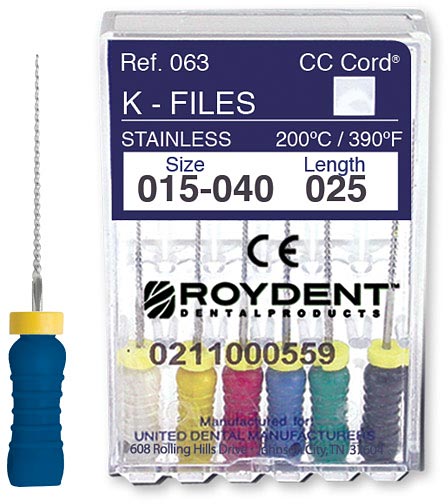K-TYPE FILES 28MM 25, 6 / Box
