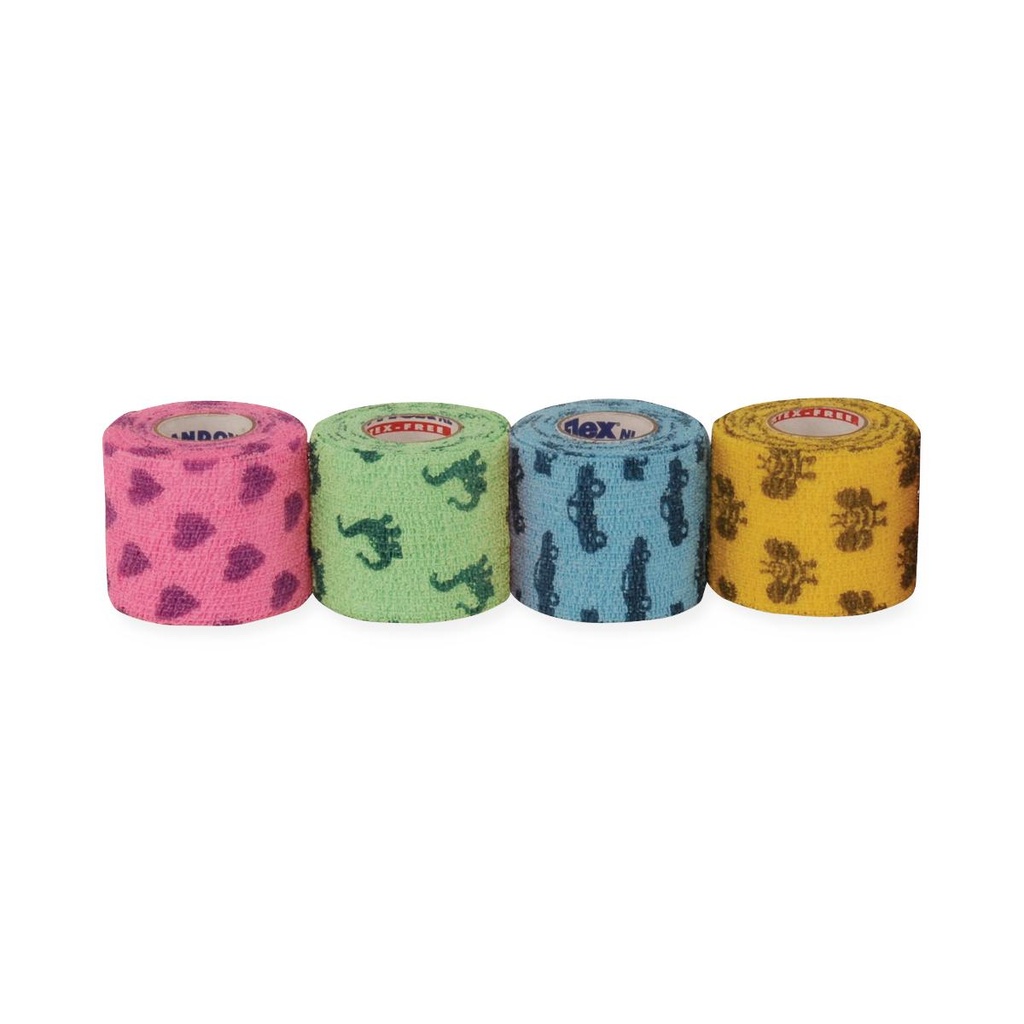 Self-Adherent Bandage: CoFlex Cohesive Bandage, Kids Pack (2" x 5yd)