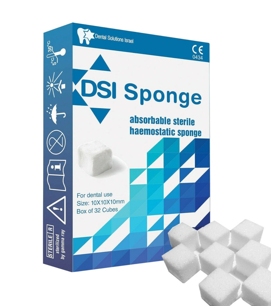 DSI Hemostatic Sponge, Blister Pack, 32 / Box