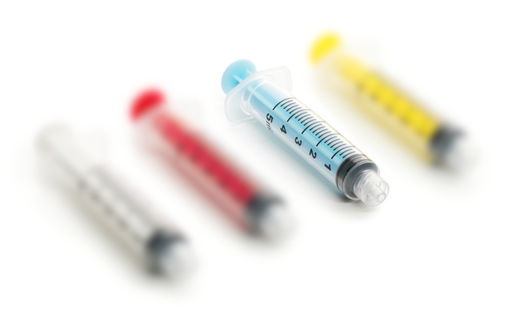 CanalPro Color Syringes Blue, 5 ml, 50 / Box