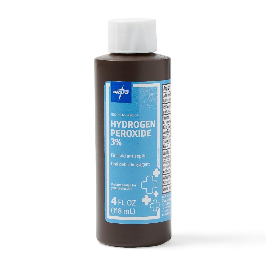 Hydrogen Peroxide 3%, 4 oz.