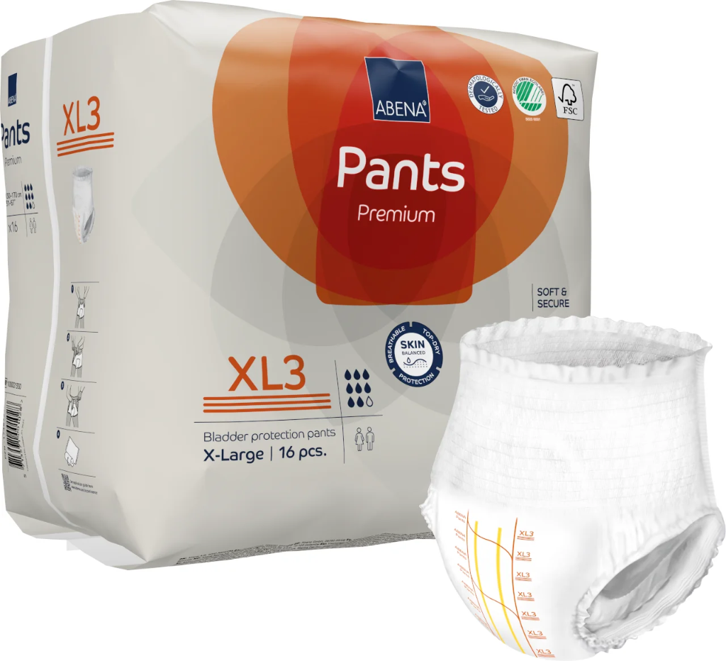 Abena Pants (Abri-FLEX) Premium Pull-Up Underwear - XL3 (Extra Large)