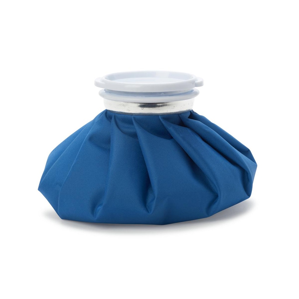 Refillable English Ice Bag, Blue, 7"