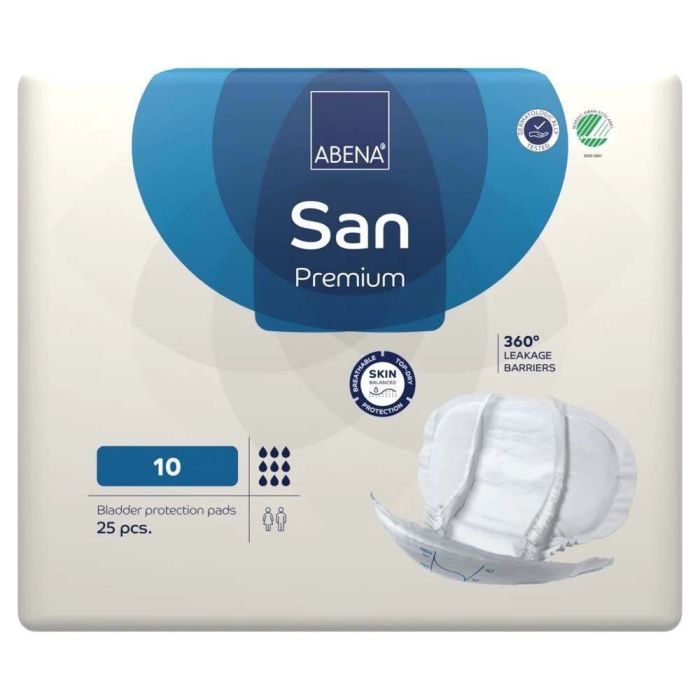 Abena Abri-San Premium Insert Pads, Level 10, 25 / Pack