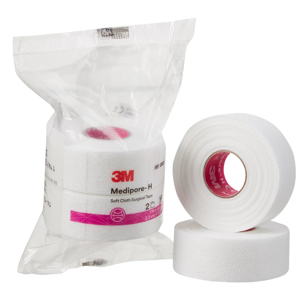 Tape (Surgical): 3M Medipore Soft Cloth Surgical Tape (1" x 10 Yards); 2-Pack