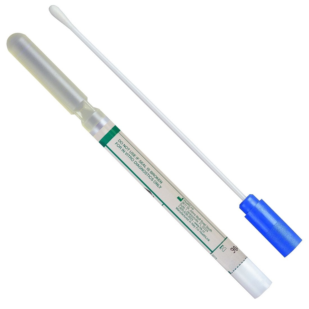 TransPorter Transport Swab, Amies Gel without Charcoal, Plastic Shaft, Rayon Tip, Pack of 50