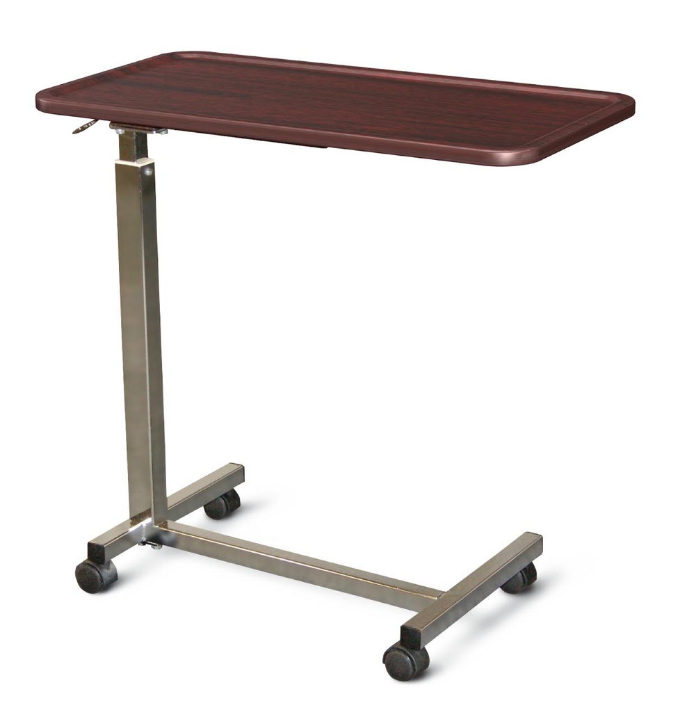 THERMOFOIL OVERBED TABLE, MAHOGANY 