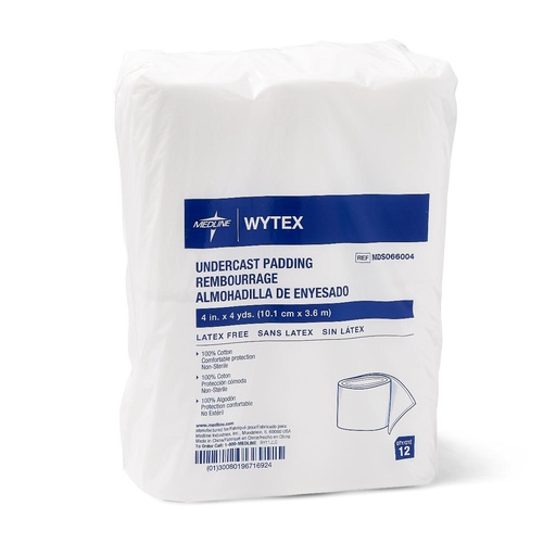 [MDS066004] Undercast: Medline Wytex Non-Sterile Padding; 4" x 4yd