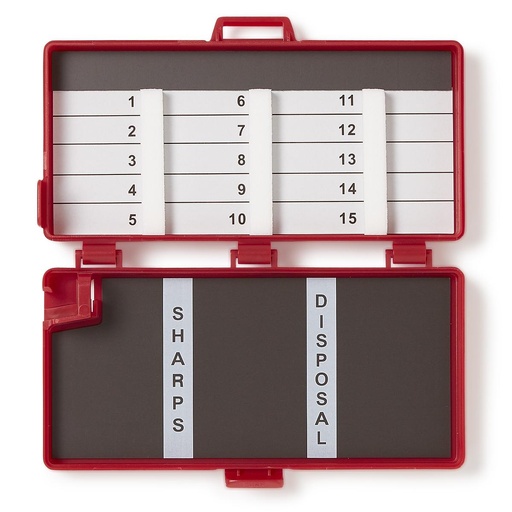 [NC15FSMBR] Foam Strip Needle Counters with Magnet and Blade Remover, 25-Count