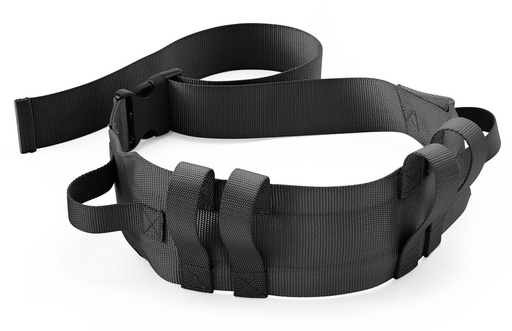 [MDT821203BLCK] Medline Wide Transfer Belt with Handles Black