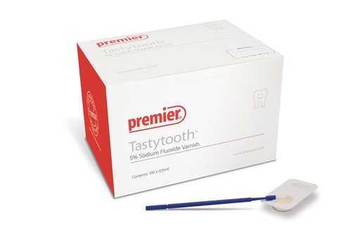 [9007592] TastyTooth Varnish Bubblegum - 0.5ml Box (100)