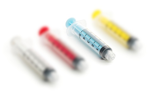 [60019322] CanalPro Color Syringes Blue, 5 ml, 50 / Box