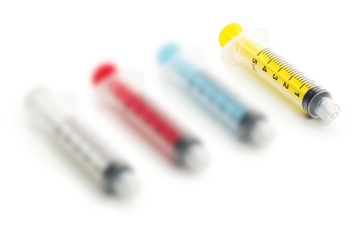 [60019323] CanalPro Color Syringes Yellow, 5 ml, 50 / Box