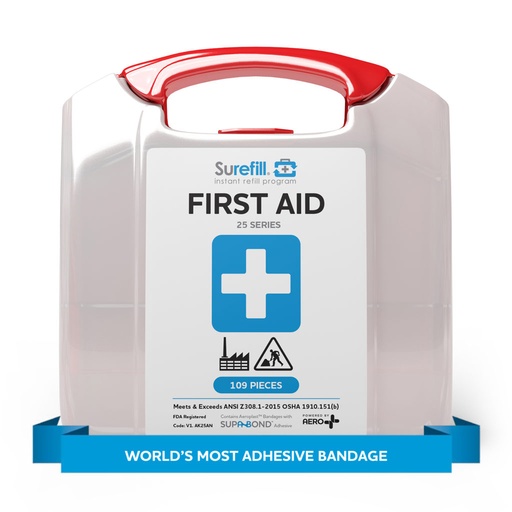 [SF25ANR] Aero AK25ANR Surefill 25 Series All-Pupose First Aid Kit