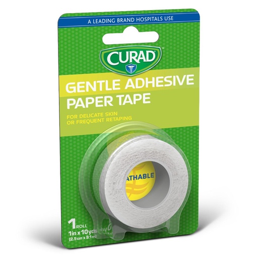 [CUR26001NRB] Tape (Paper): Curad Sensitive Paper Adhesive Tape; 1"