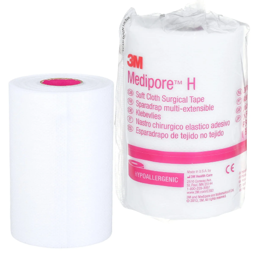 [2864] Tape (Surgical): 3M Medipore Soft Cloth Surgical Tape; 4" x 10 Yards 