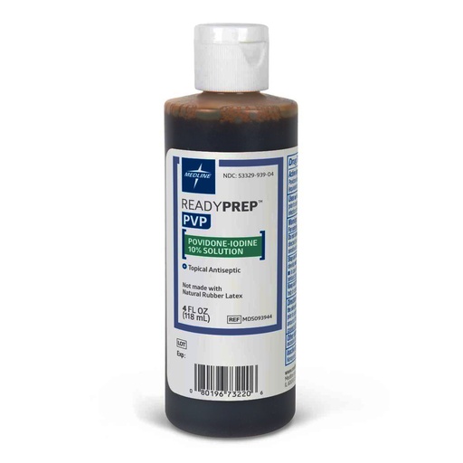 [MDS093944] Povidone Iodine Prep Solution, 4 oz.
