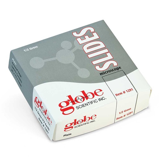 [1294] Microscope Slide, General Purpose, Frosted 1 End 1 Side, 25x75mm, Gound Edge, Safety Corners (72/Box)