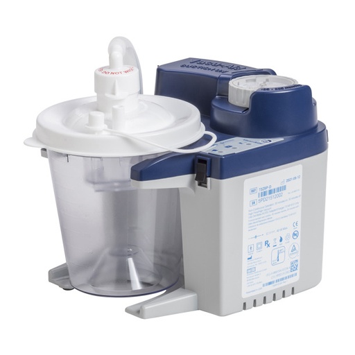 [7325P-D] Vacu-Aide Portable Suction Machine with Rechargeable Battery